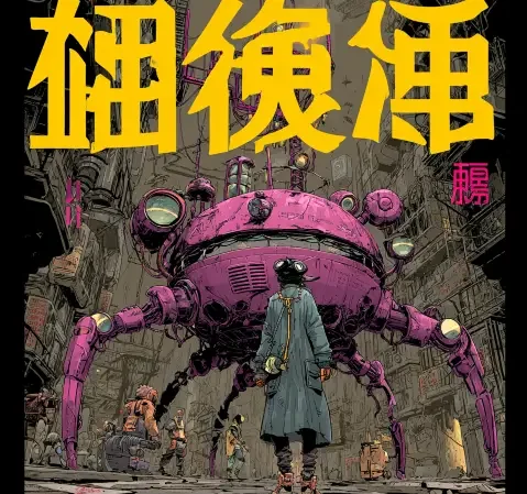 漫画阅读场景，翻开书页沉浸在故事中